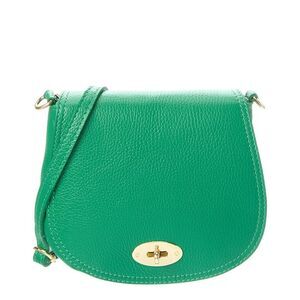 Persaman New York Nadia16 Leather Crossbody, Green